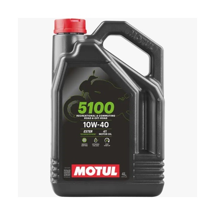 MOTUL 10W40 5100 4T LITRO 12/1