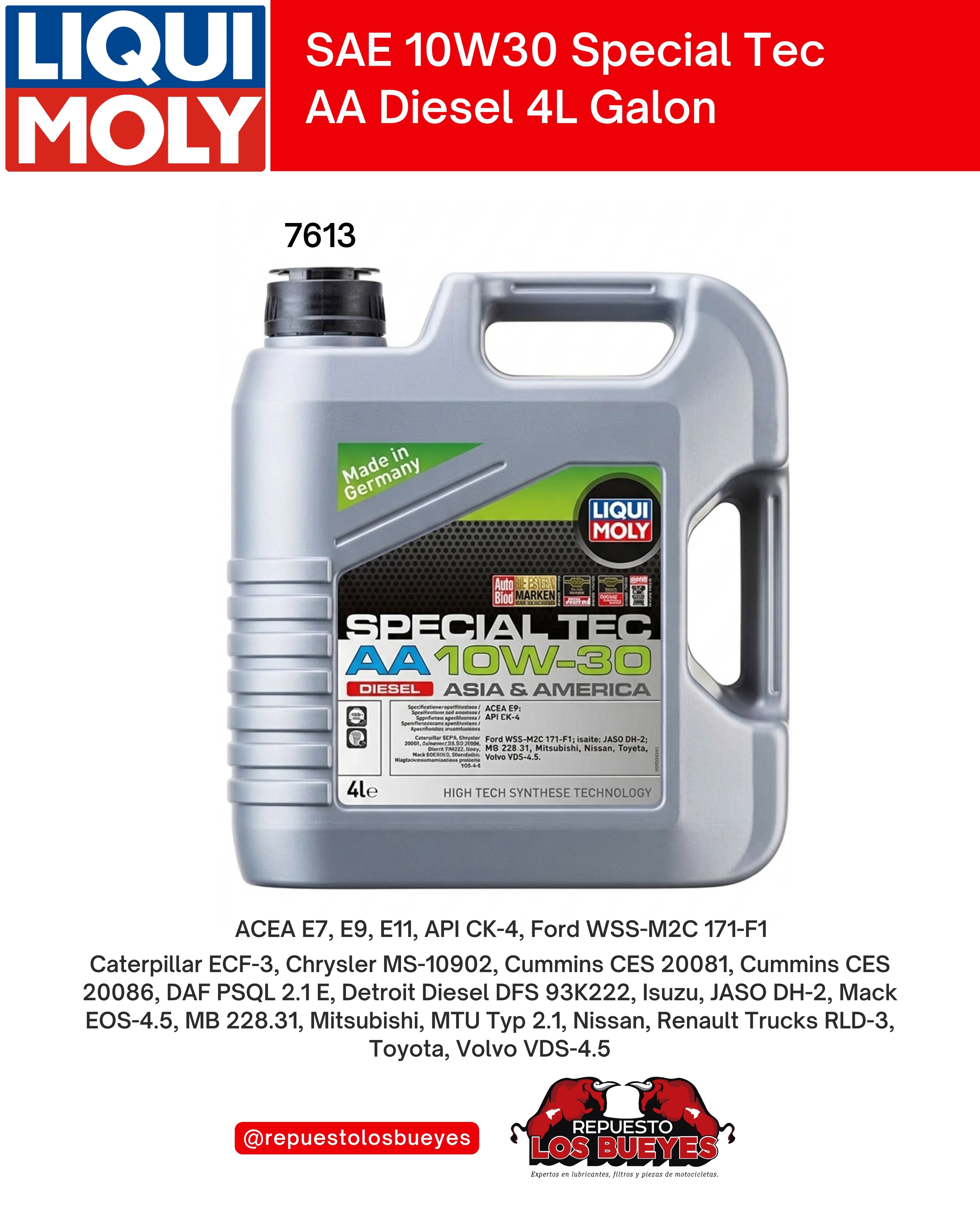 Special Tec AA Diésel 10W-30 4 L