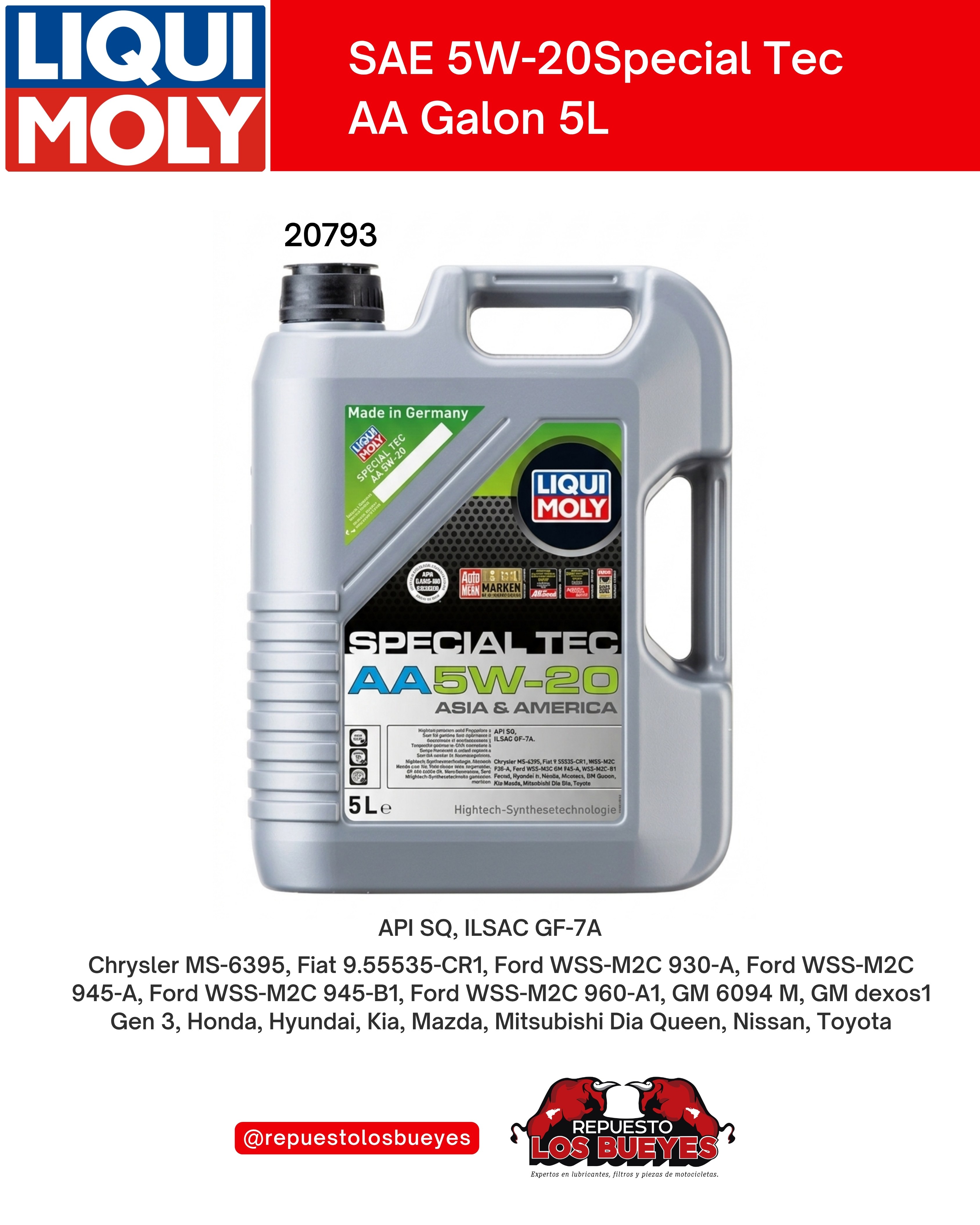 Special Tec AA 5W-20 5 L
