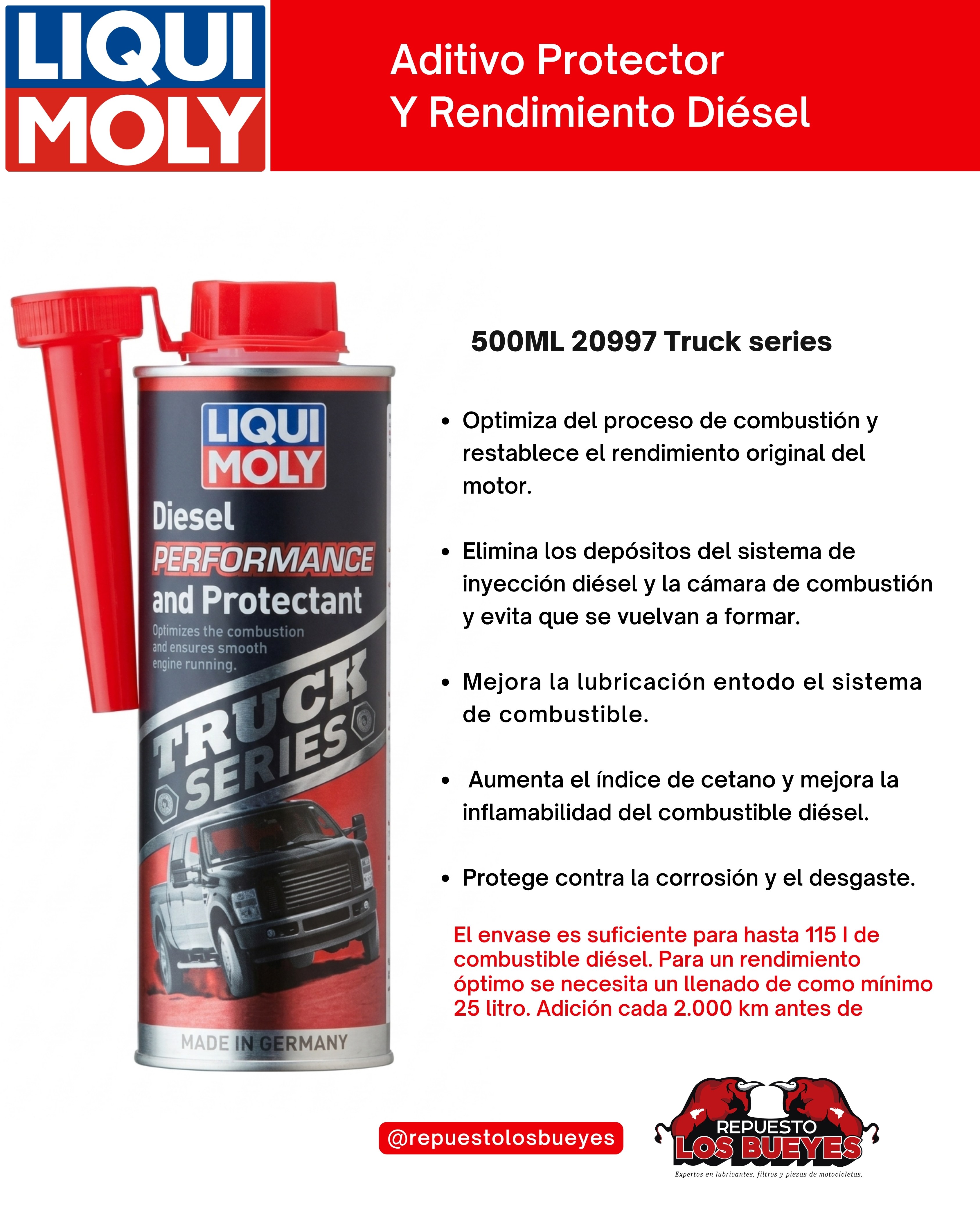 Diesel Performance & Protectant Truck Series 500 ml