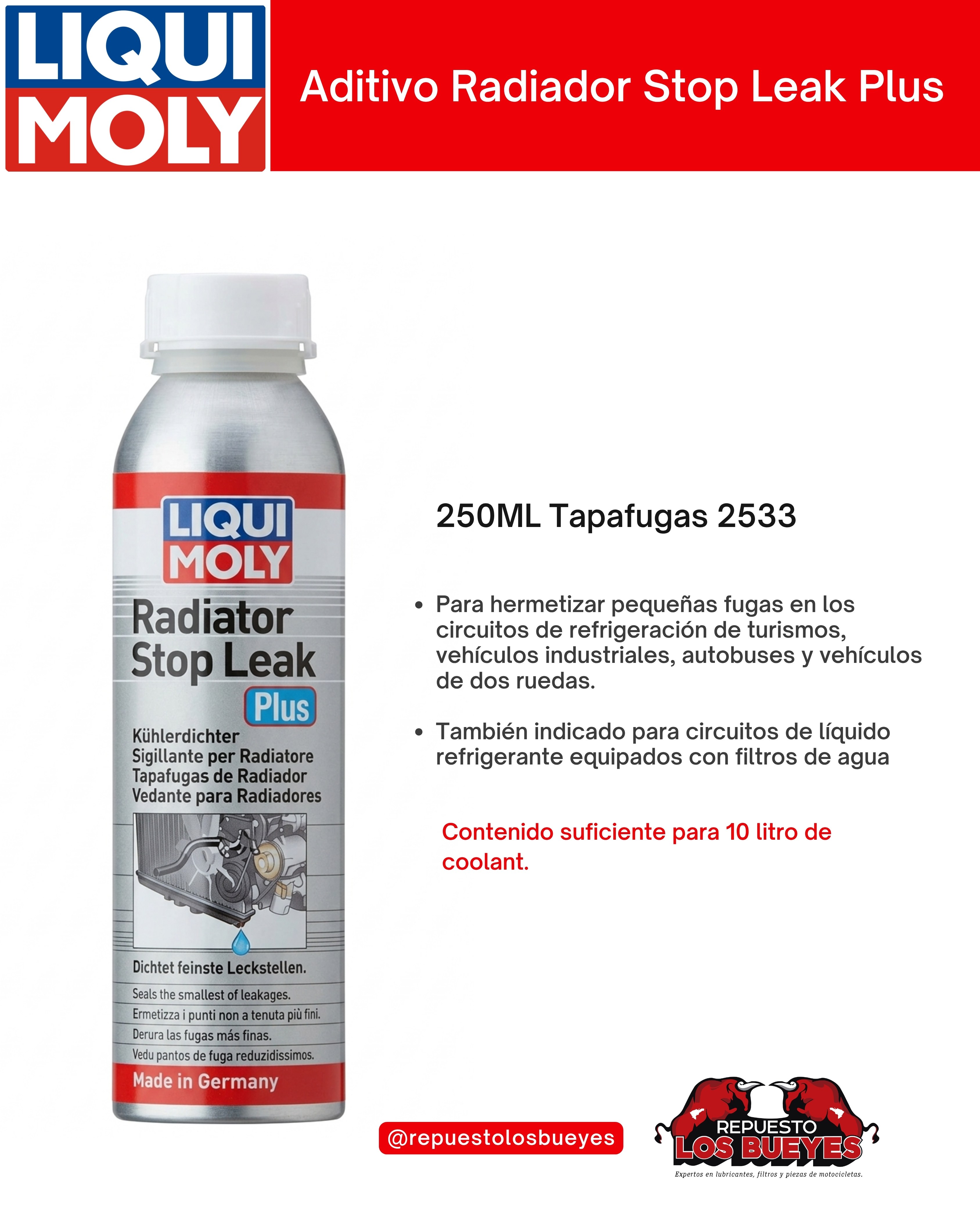 Radiator Stop Leak Plus 250 ml