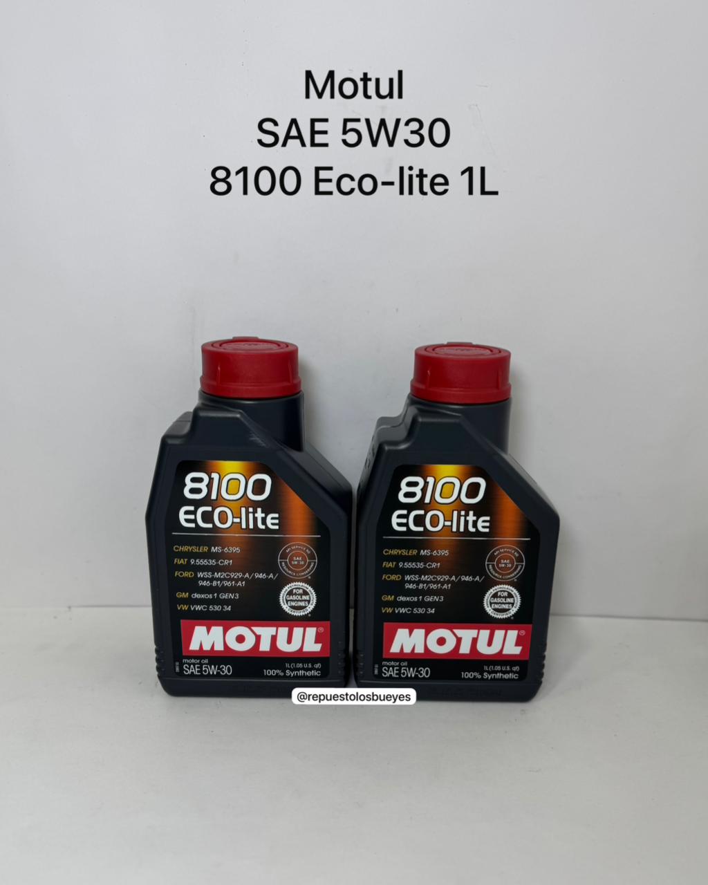 Motul SAE 0W20 8100 Eco-lite 1L 1L