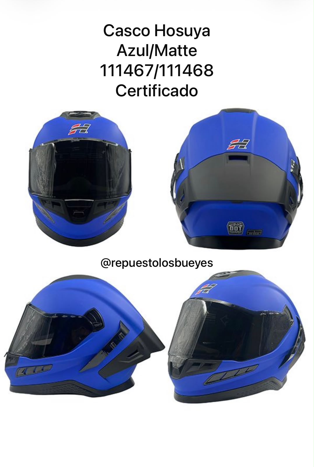 CASCO HOSUYA NG/MATTE LED X90-A Unidad